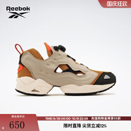 Reebok銳步官方男女同款I(lǐng)NSTAPUMP FURY 95經(jīng)典一腳蹬充氣運(yùn)動(dòng)休閑鞋 100033872 棕/黑/櫻桃紅 42.5