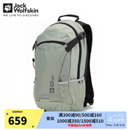 Jack Wolfskin狼爪男包女包運動戶外VELOCITY徒步雙肩包12L輕量背負系統登山包 303-4137/薄荷葉綠 均碼/44*26*18CM