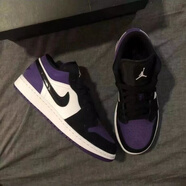 AJNIKER莆田純?cè)驴頳unk化石玫瑰板鞋版本白酒氣墊鞋帶男女低幫校園滑板 喬一黑紫(摩擦吱吱響) NIKE 43