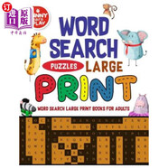 海外直訂Word Search Large Print: Word Search Large Print Books Tremendous Fun  文字搜索大印刷：文字搜索大印刷書(shū)籍極大的樂(lè )趣組合