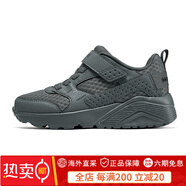 斯凱奇（Skechers）UNO系列糖果兒童黑色休閑鞋男女童跑步運動小白鞋 炭灰色_CHAR 34