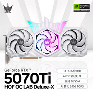 影馳 名人堂 GeForce RTX 5070 Ti HOF OC LAB Deluxe-X 16G GDDR7 DLSS 4 游戲設計剪輯AI電腦顯卡