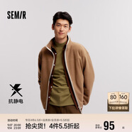 森馬（Semir）夾克男冬抗靜電外套搖粒絨情侶上衣109724108203