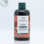 美體小鋪（The Body Shop）【官方】thebodyshop玫瑰/西柚/辣木花/草莓嫩白保濕沐浴露250ML 草莓 250ml（劃算特價(jià) ）