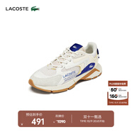 LACOSTE法國鱷魚男鞋L003 NEO系列時(shí)尚休閑百搭運(yùn)動鞋|47SMA0097 080/白色/藍(lán)色 39.5 6