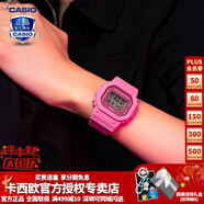 卡西歐（CASIO）【送禮物】手表女G-SHOCK獨角獸甜酷玫紅色系潮流運動電子表 GMD-S5610PP-4PR玫紅花粉色