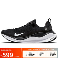 耐克NIKE跑步鞋女緩震REACTX INFINITY 4運動鞋DR2670-001黑白36