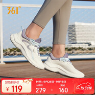 361°運(yùn)動(dòng)鞋女秋季網(wǎng)布透氣健身輕便休閑厚底慢跑步鞋子女682232210-5