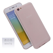 機旺馬適用OPPOr17手機殼磨砂TPU素材殼 R17pro糖果保護套純色全包軟殼 透明色 R7s