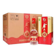 金六福福星高照三星/四星38/52度濃香型白酒500ml*6瓶整箱婚宴【喜宴】 38度 500mL 6瓶 四星38度整箱