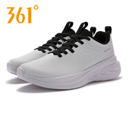 361°跑步鞋女鞋2025秋季新款女子皮面防水軟底休閑跑鞋時(shí)尚防滑運動(dòng)鞋 光子灰/淺灰紫 35