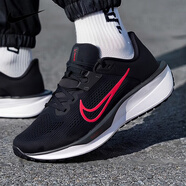 耐克（NIKE）跑步鞋男鞋 2025新款秋季跑鞋氣墊AIR ZOOM運(yùn)動鞋 QUEST 6-黑紅 40.5