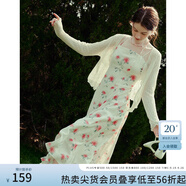 范思藍(lán)恩薄款長(zhǎng)袖遮陽(yáng)針織衫開(kāi)衫女夏季甜美鏤空空調(diào)衫24FS12119 白色 XS