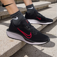 耐克（NIKE）男鞋 2025秋季新款透氣跑步鞋舒適輕便休閑鞋低幫減震運動(dòng)鞋子男 QUEST 6/黑紅烈焰 42