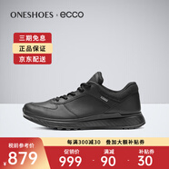 愛(ài)步（ECCO）男鞋情侶款秋季舒適透氣低幫系帶戶(hù)外運動(dòng)休閑鞋835304海外直郵 男01001 40