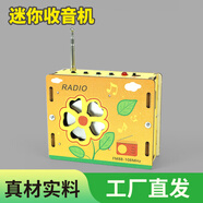 智匯科技小制作小發(fā)明自制diy收音機小學(xué)生手工stem科學(xué)實(shí)驗玩具材料 迷你收音機【20套起拍】 送安裝工具