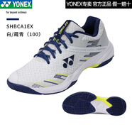 YONEX尤尼克斯羽毛球鞋男女款CA1透氣高彈減震專(zhuān)業(yè)比賽鞋 訓練鞋 yy SHBCA1EX 白藏青 37