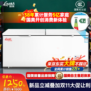 國美智造【GOME】冰柜商用大容量家用臥式冷柜冷藏冷凍展示柜雙溫冷凍柜 BD/BC-898單溫數(shù)顯【一級能效 銅管制冷】