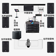 雅馬哈 【進(jìn)口音響萬(wàn)單0差評】KMS910家庭ktv音響套裝 專(zhuān)業(yè)卡拉ok音箱唱歌全套設備家用K歌一體點(diǎn)歌機 【純進(jìn)口7音響】7.1影K套裝杜比音效（會(huì )所標配）