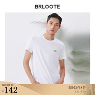 巴魯特（Brloote）短袖T恤男圓領(lǐng)休閑小白T夏季百搭上衣新品【 黑色 190/108A