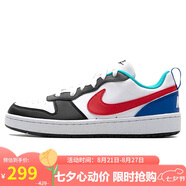 耐克NIKE男大童運(yùn)動(dòng)鞋COURT BOROUGH LOW運(yùn)動(dòng)休閑鞋HF0742-161白黑38