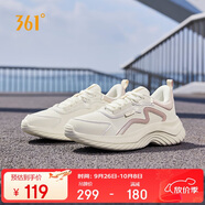 361°運(yùn)動(dòng)鞋女秋季雨天通勤防潑水休閑厚底健身跑步鞋子女682232233-1