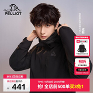 伯希和（Pelliot）【山野經典2.0】戶外抓絨三合一沖鋒衣男女秋冬外套11340105黑L