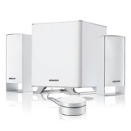 麥博 M500BT臺式電腦音響2.1有源低音炮家用桌面藍牙木質(zhì)音箱獨立線(xiàn)控 白色【藍牙版】