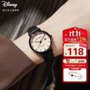 迪士尼（Disney）手表女款簡約氣質(zhì)ins風(fēng)帶日歷防水石英表中學(xué)生女士手表MK-11633B