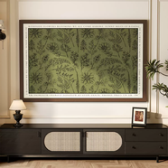 中掌柜法式電視機防塵罩輕奢高級感防塵布罩客廳家用掛壁式顯示器遮蓋布 花念兮 80-83寸