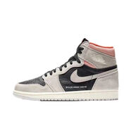 AJNIKER純原AJ1高幫籃球鞋aj1大學藍閃電倒鉤聯(lián)名休閑情侶鞋頭層皮運動鞋 aj1灰麂皮-莆田熱賣NIKE 41 【大廠直銷】