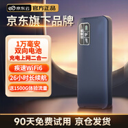 京東云【京東自主品牌】隨身wifi無線移動wifi6流量卡4G路由器網卡寬帶網絡流量車載便攜2025款官方正品 能量雙俠MAX 1萬毫安快充
