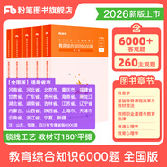 粉筆教師招聘考試題庫(kù)2026教育綜合知識(shí)6000題真題教育理論基礎(chǔ)知識(shí)教育心理學(xué)教師編粉筆6000題