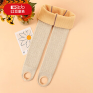 紅豆女童打底褲秋冬季兒童加絨加厚外穿保暖褲女孩寶寶親膚百搭褲子 加絨款-燕麥踩腳 130 (L)