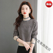 御裳集冬裝女氣質(zhì)優(yōu)雅細(xì)膩柔軟加厚毛衣中青年短款高腰保暖百搭休閑上衣 特價(jià)撿漏-黑色58109-鄂爾多斯市 S 80-95斤穿
