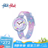 斯沃琪（Swatch）【京東奧萊】Flik Flak飛菲兒童手表 ZFBNP213 抱抱獨角獸31.85mm