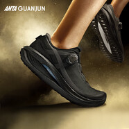 安踏（ANTA）2代丨全天候系列跑步鞋男女新款氮科技運動(dòng)鞋112545542AS 【女款】基礎黑/碳灰-5 38