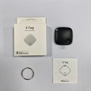 小米鍋巴findmy查找airtag適用于iOS手機防丟器藍牙寵物追蹤智能防丟定位器 黑色+彩盒+說(shuō)明書(shū)+鑰匙圈(Stag定位)