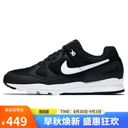 耐克NIKE休閑鞋男緩震AIR SPAN II SHOE運(yùn)動(dòng)鞋AH8047-008黑白44