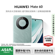 華為 Mate 60 國家補(bǔ)貼500元 12GB+512GB 雅川青 # 超可靠玄武架構(gòu) 鴻蒙智能手機(jī)WY【贈流量卡】