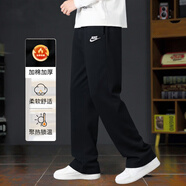 耐克（NIKE）褲子男士25秋冬季新款運(yùn)動(dòng)褲直筒衛(wèi)褲針織工裝長褲加厚保暖休閑褲 法式毛圈/舒適簡約/曬圖退10 S 【165】體重90~110斤左右