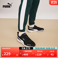 彪馬（PUMA）【復(fù)古跑鞋】緩震透氣薄底鞋休閑鞋男女運動鞋R78 373117 黑色-白-01 37.5