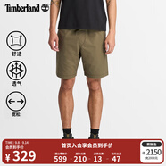 添柏嵐（Timberland）官方男裝短褲新款戶外運動休閑透氣寬松|A6EY1 A6EY1A58/軍綠色 L