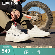 斐樂(lè)（FILA）FUSION 斐樂(lè)潮牌籃球鞋女鞋低幫籃球文化鞋復(fù)古休閑鞋老爹鞋 燕麥色-T12W941206AOM 40