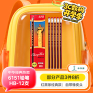 中華【開(kāi)學(xué)必備】中華 6151 HB經(jīng)典紅黑抽條學(xué)生書(shū)寫(xiě)鉛筆六角 小學(xué)生專(zhuān)用鉛筆 兒童節禮物 12支/盒