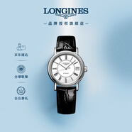 浪琴（LONGINES）瑞士手表 時尚系列 機(jī)械皮帶女表L43224112