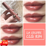 L.A. COLORSLA Colors lacolors934唇釉唇蜜lagirl蜜桃奶茶色口紅547楓葉535 唇釉 934 蜜桃奶茶色（熱門(mén)）