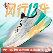 喬丹（QIAODAN）風(fēng)行11代跑步鞋男2025款巭Pro回彈科技透氣網(wǎng)紗運(yùn)動(dòng)鞋男 喬丹白/果凍橙-12【商場(chǎng)同款】 40