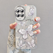 菲鳥(niǎo)歸林飛舞蝴蝶適用華為Nova14手機殼新款14Pro女款防摔ultra全包保護套13Pro 精孔羽紗殼-JS929蝴蝶 華為 Nova14