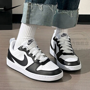 耐克（NIKE）女鞋 2025新款秋季潮流時(shí)尚休閑鞋輕便舒適耐磨低幫板鞋大童鞋 131-黑白熊貓 38.5